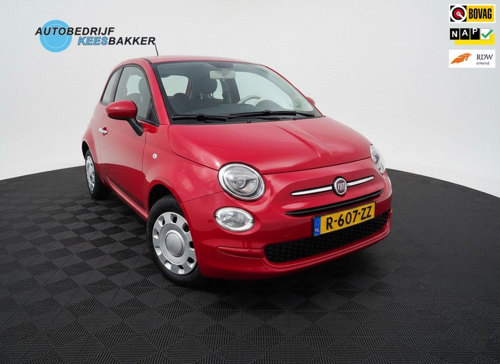 Fiat 500 1.0 Hybrid Club, Auto's, Fiat, Stof, Euro 6, 4 stoelen, Origineel Nederlands