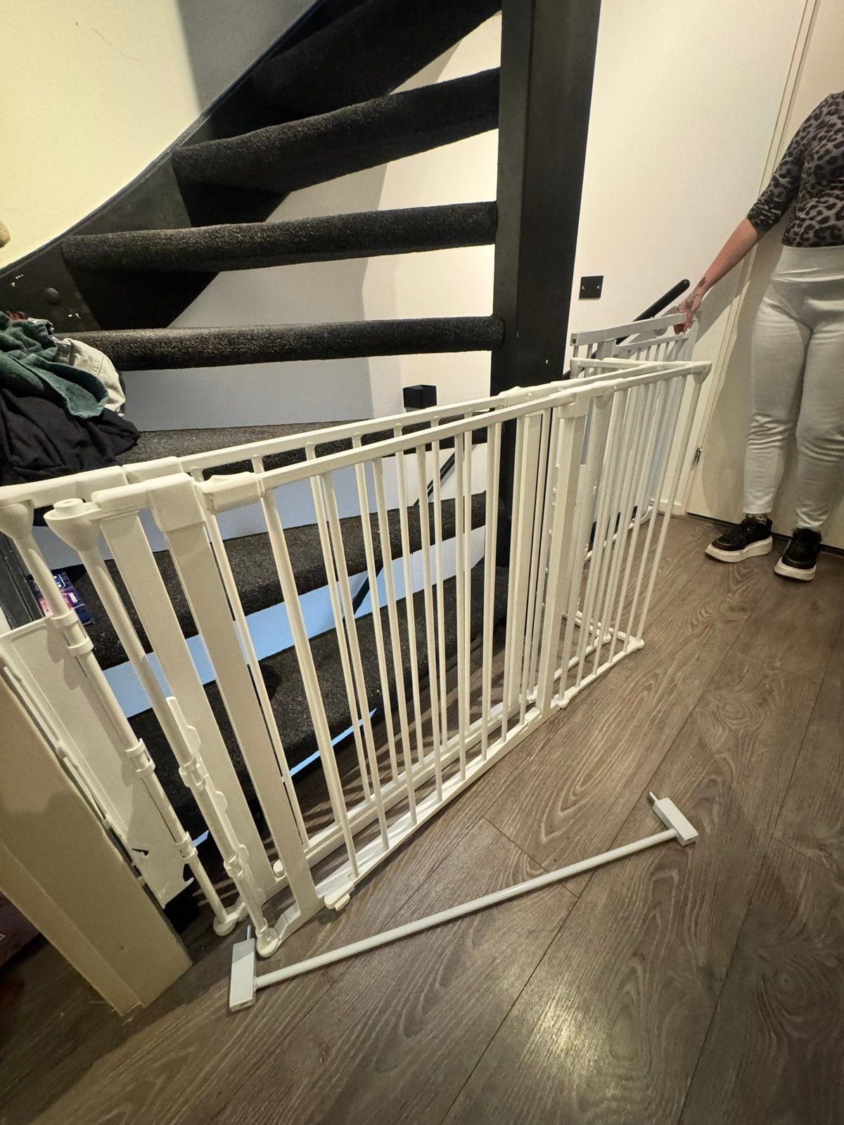 2x Babydan Flex + 1x traphek babydan Flexifit, Kinderen en Baby's, Traphekjes, Ophalen, Zo goed als nieuw, Metaal of IJzer, 115 cm of meer