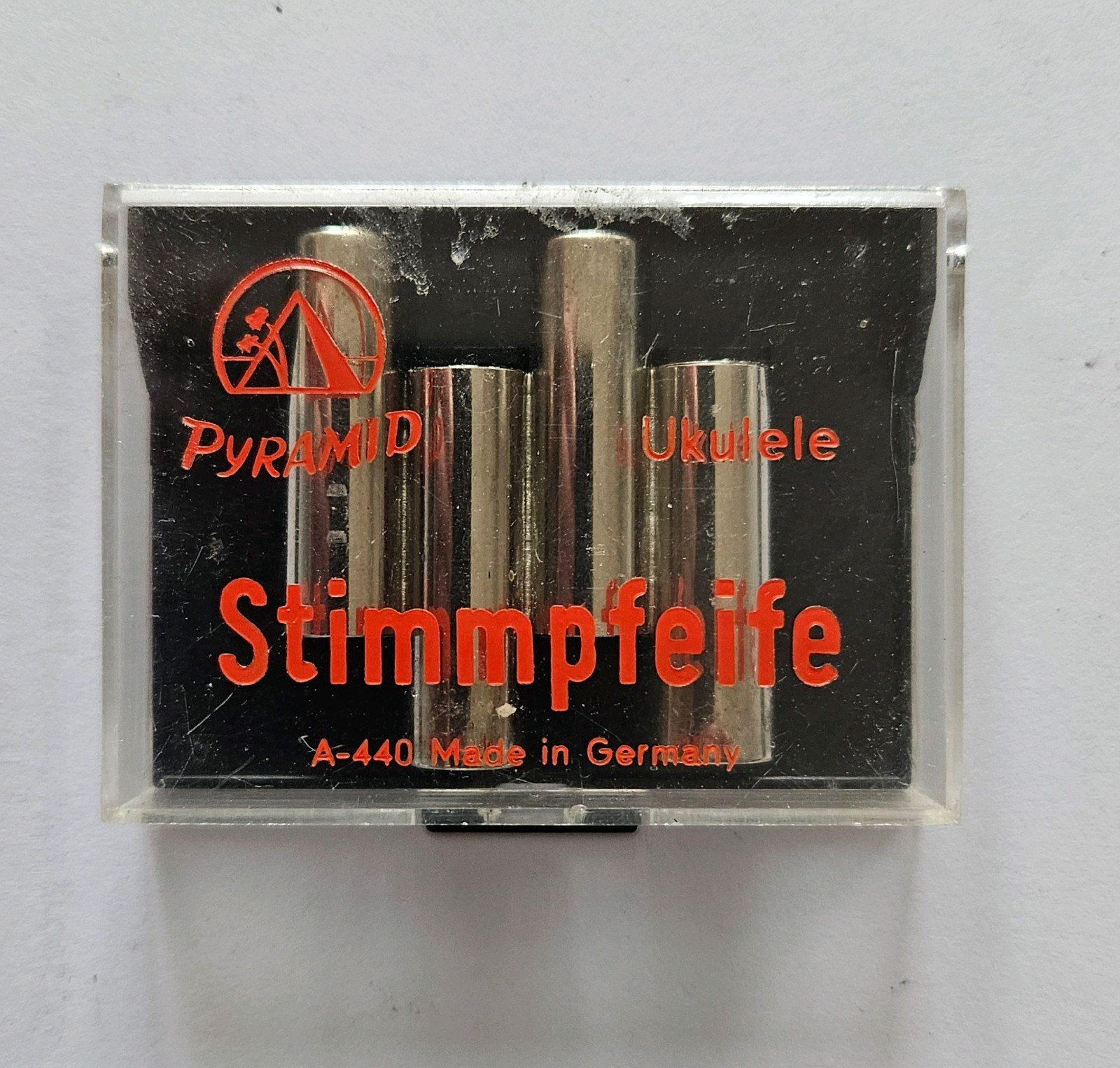 Vintage Pyramid Ukulele Stimmfeife A-440 - 5-delige set, Ophalen of Verzenden, Gebruikt, Overige instrumenten
