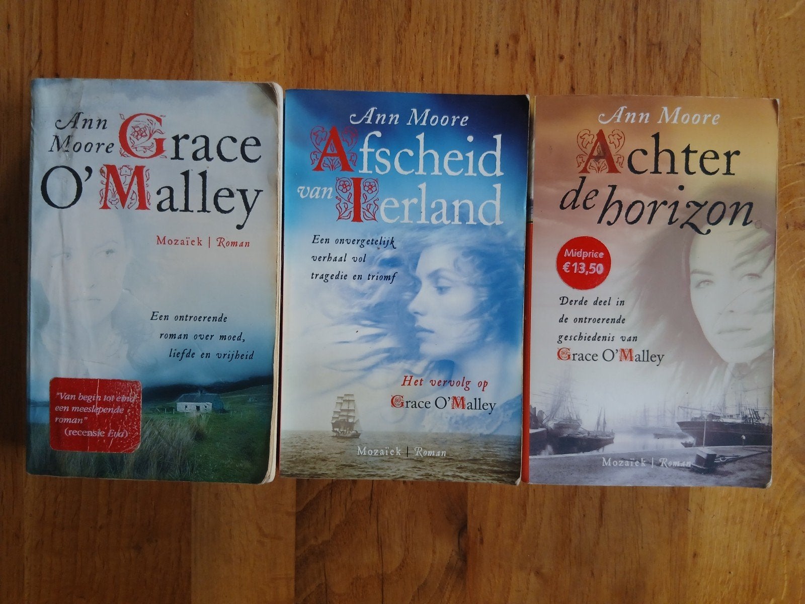 3delige serie van Grace O'Malley, Ophalen of Verzenden, Gelezen, Ann Moore
