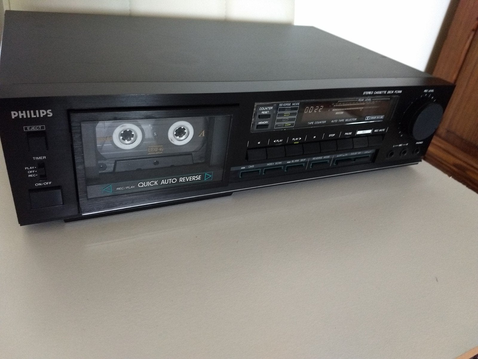 Goede Philips Cassettedeck FC566, Ophalen, Enkel, Philips, Tiptoetsen