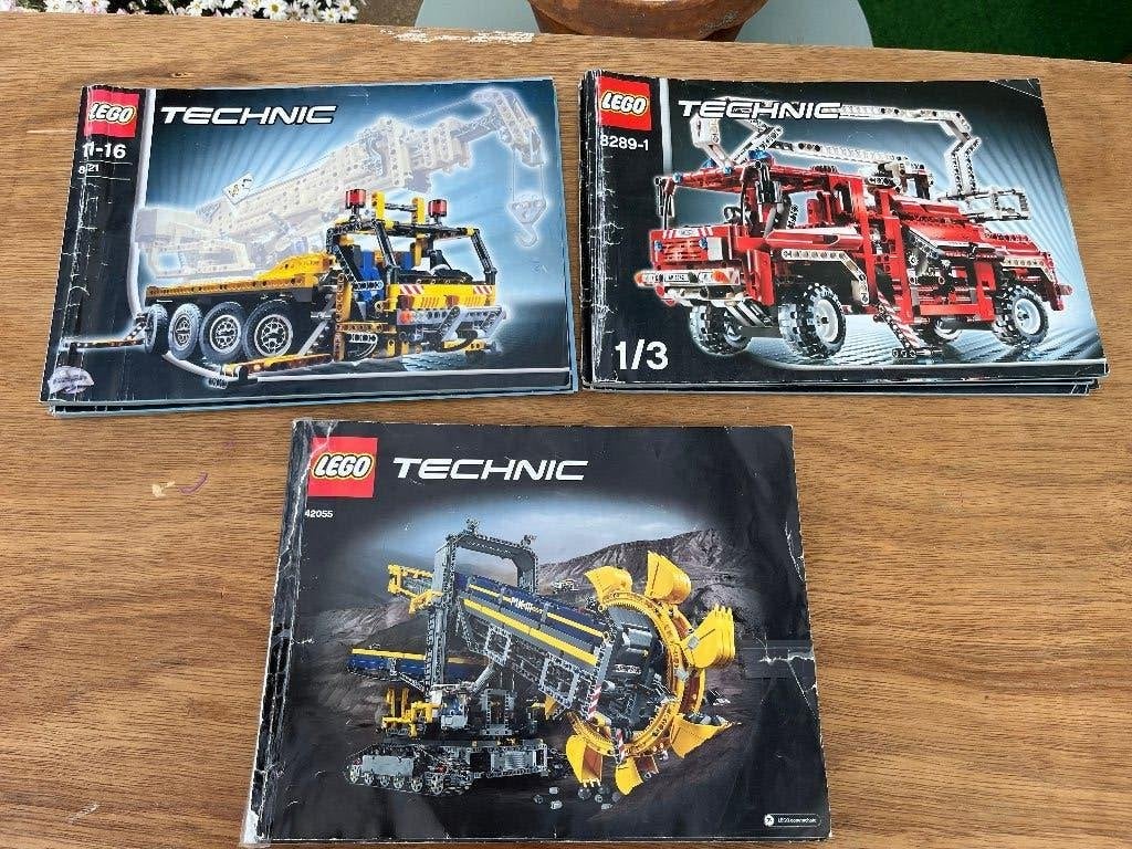 lego technic alleen bouwboeken 8421,42055en 8289, Ophalen of Verzenden, Gebruikt, Lego, Technic