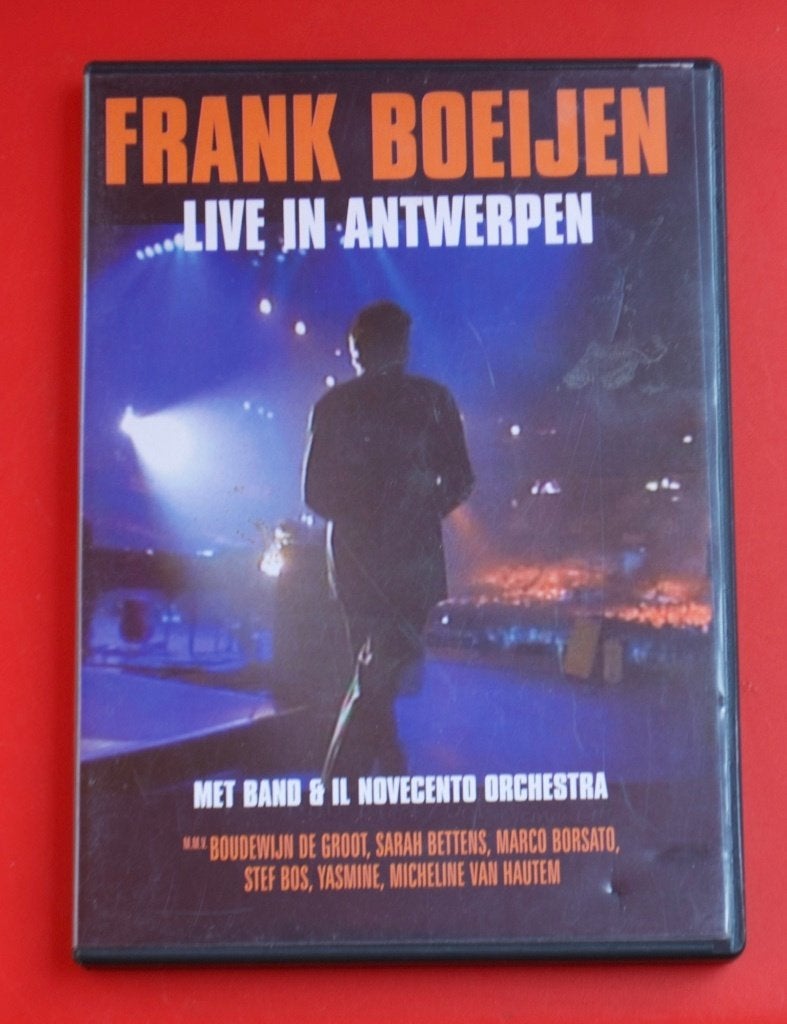 dvd Frank Boeijen Live in Antwerpen 2004 met Stef Bos, Gebruikt, Alle leeftijden, Concert, Ophalen of Verzenden
