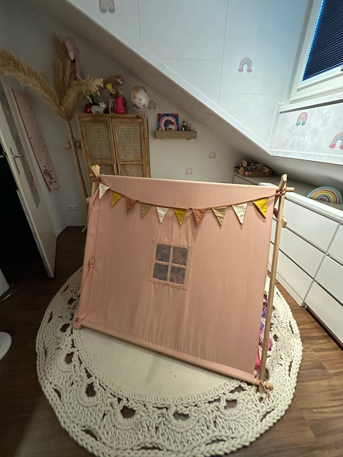 Petit Amélie speeltent - Roze tipi voor kinderen, Ophalen, Gebruikt