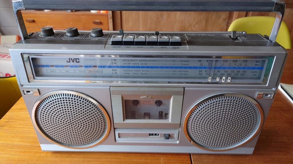 JVC stereo radio cassette recorder RC-555L, Ophalen of Verzenden