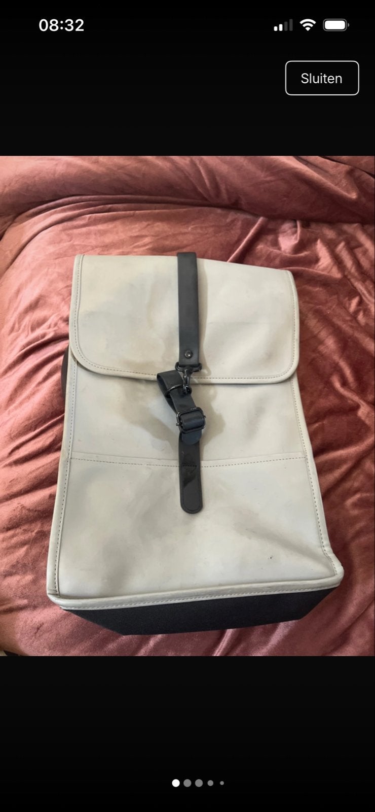 Regendichte tas met laptopvak - Gebruikt, Overige merken, Gebruikt, 25 tot 40 cm, Ophalen of Verzenden