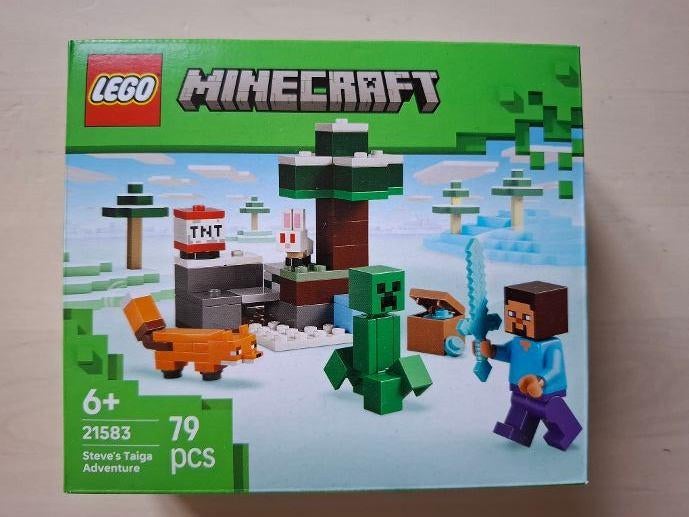 LEGO Minecraft Steve's Taiga -avontuur, 21583, NIEUW, Ophalen of Verzenden, Nieuw, Complete set, Lego