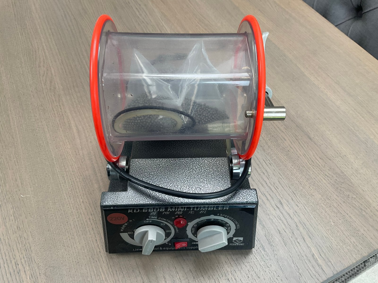 KD-6808 Mini-Tumbler voor sieraden en stenen, Ophalen of Verzenden, Zo goed als nieuw, Overige typen