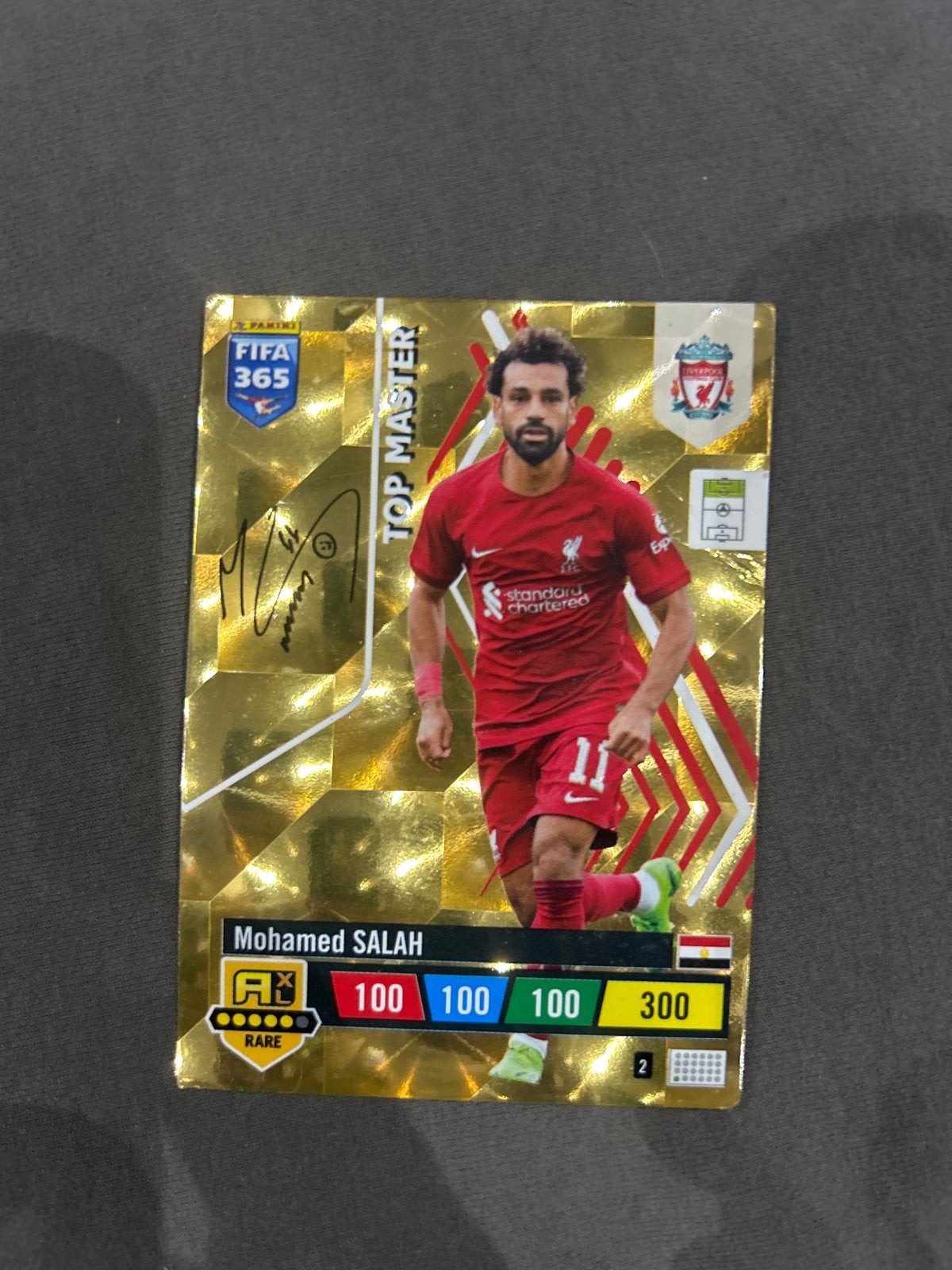 Mohamed Salah FIFA 365 Top Master Rare Spelerskaart, Ophalen of Verzenden, Zo goed als nieuw, Buitenlandse clubs, Spelerskaart