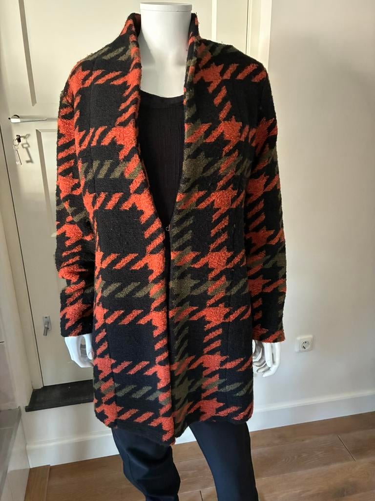 Vest/jasje roestrood-oranje / kaki / zwart NED XL, Ophalen of Verzenden, Gedragen, Maat 46/48 (XL) of groter, Overige kleuren
