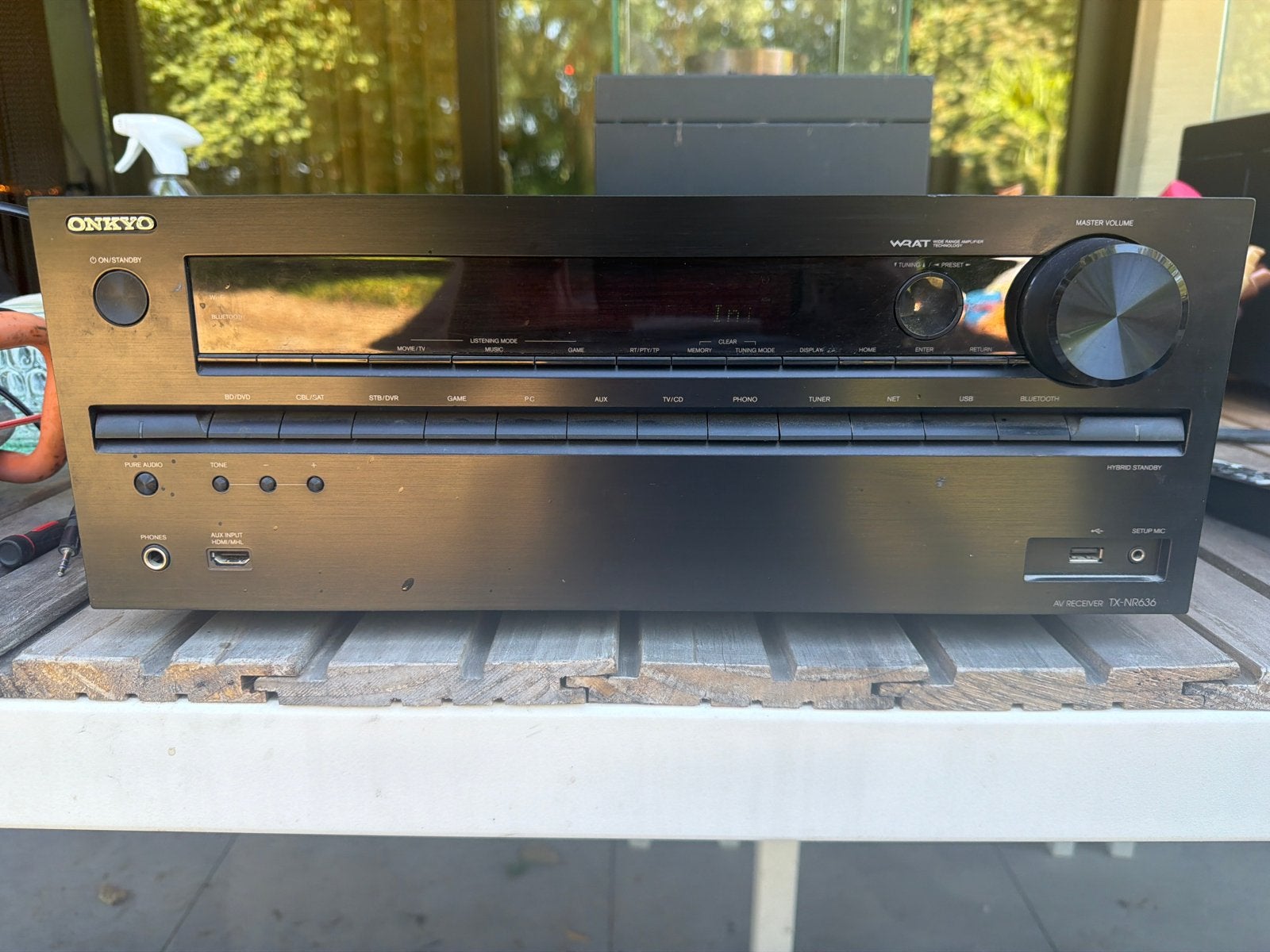 Onkyo TX-NR636 AV-receiver met afstandsbediening, Ophalen, Gebruikt, Onkyo