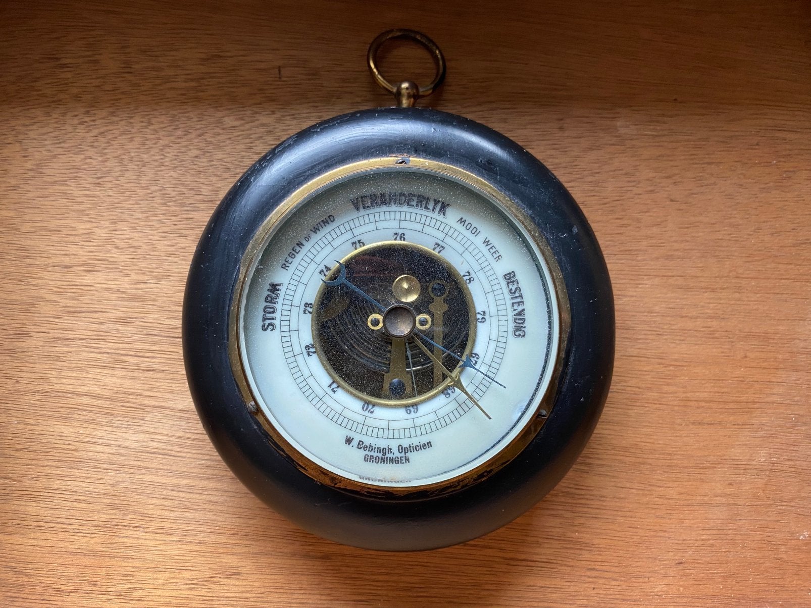 Barometer uit Groningen., Ophalen of Verzenden, Gebruikt, Barometer