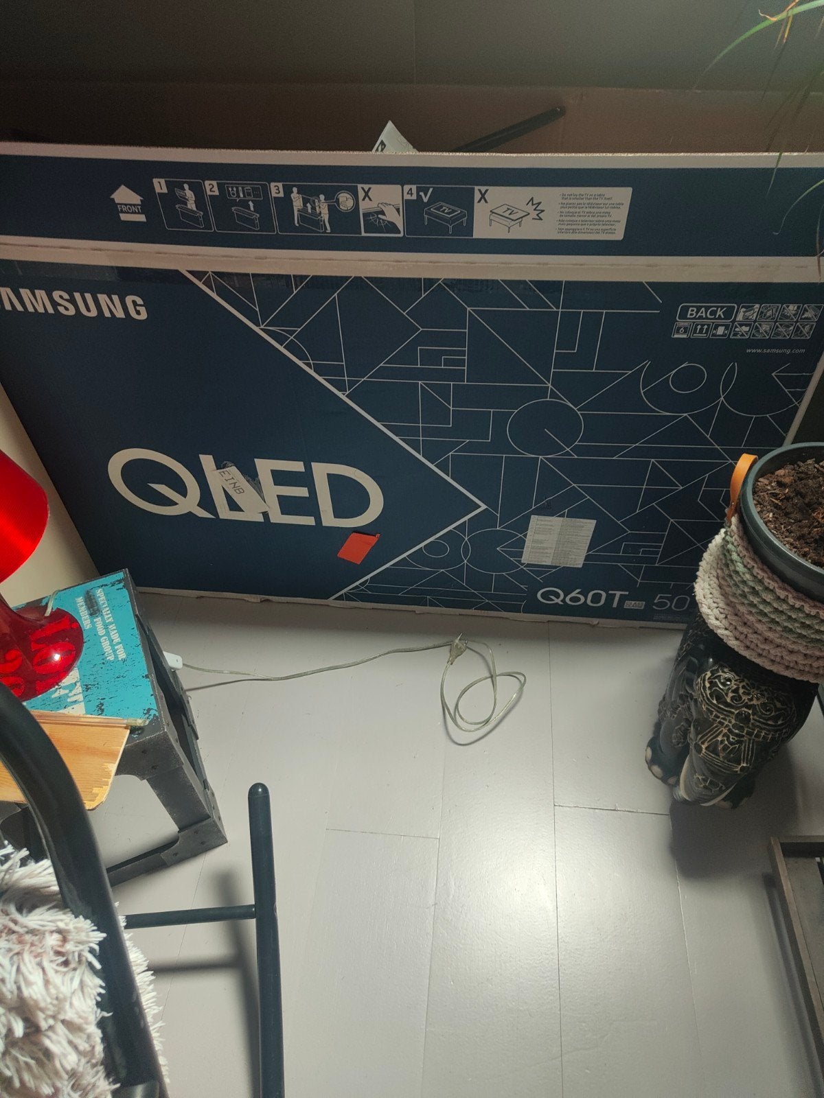 Qled TV Samsung q60 50, Ophalen, 100 cm of meer, Samsung