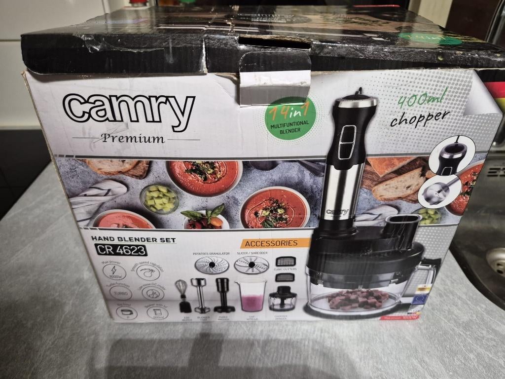 Gloednieuwe Camry Premium blenderset te koop, Ophalen of Verzenden, Nieuw, Blender