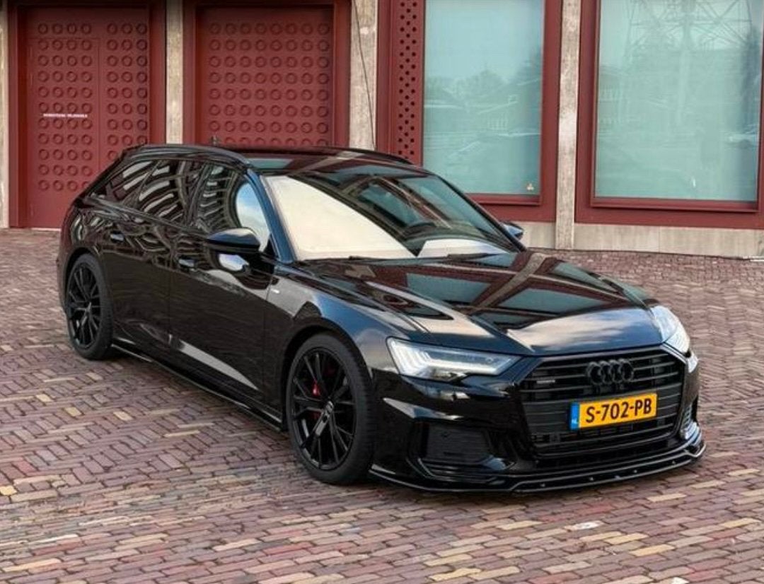 ✅Audi A6 C8 45 TFSI 3 x S Line | Maxton Bodykit | RS Zetels, Auto's, Automaat, Zwart, 4 cilinders, Zwart