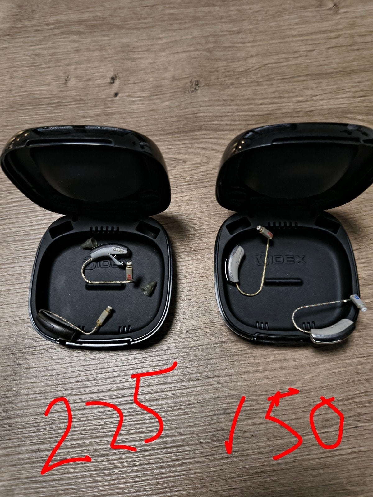 2 paar Widex hoortoestellen, Ophalen of Verzenden, Gebruikt