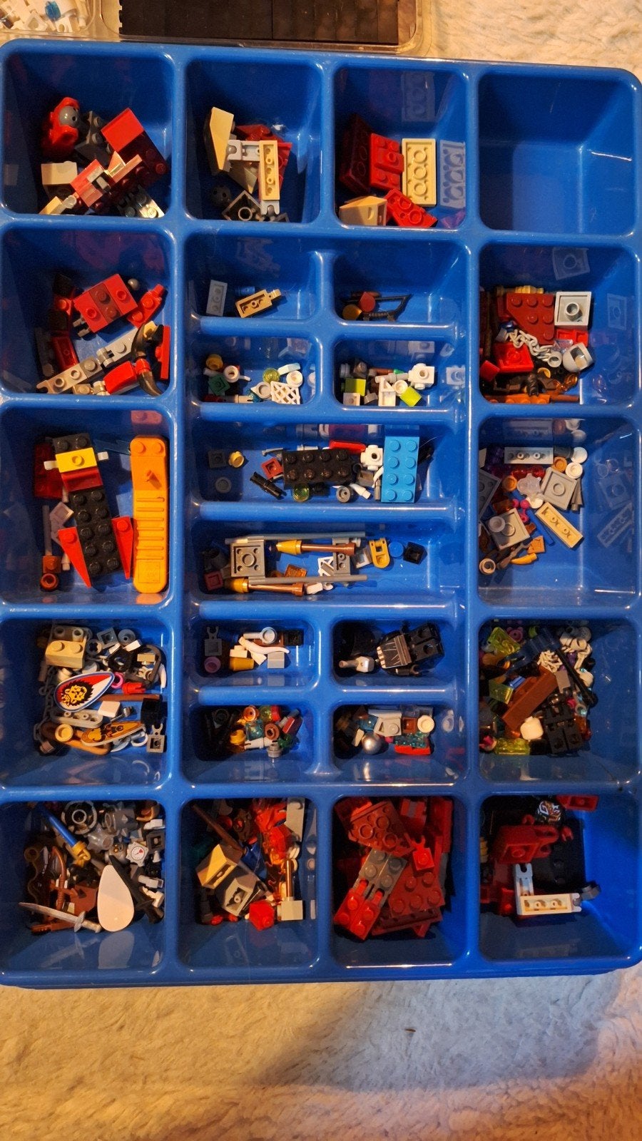 Lego bakje en orginele oude sorteerbak diverse lego mix, Ophalen of Verzenden
