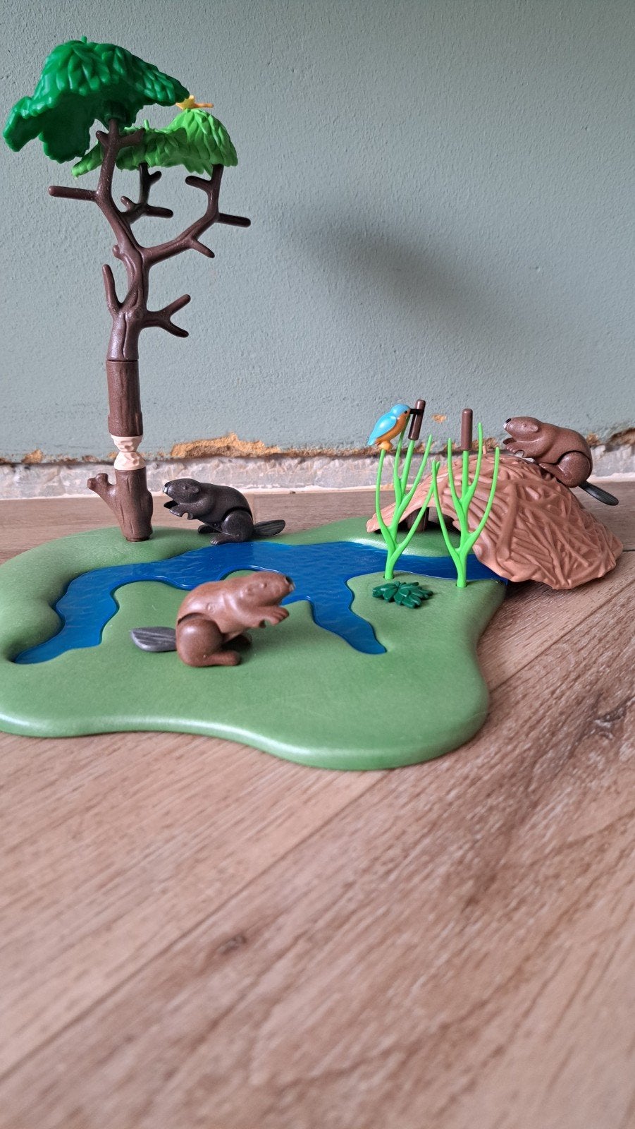 Playmobil Beverfamilie met Habitat Speelset, Ophalen of Verzenden