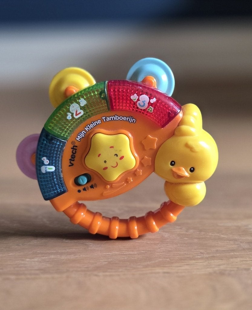 VTech Mijn Kleine Tamboerijn - Interactief Muziek Speelgoed, Ophalen of Verzenden, Zo goed als nieuw, 6 maanden tot 2 jaar