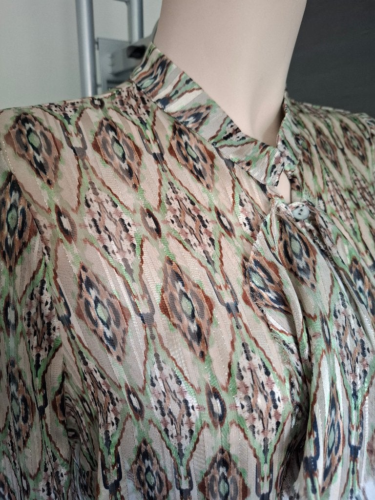 Summum Woman blouse mt 36 heeft een zilver glitter, Summum Woman, Meerkleurig, Ophalen of Verzenden, Zo goed als nieuw