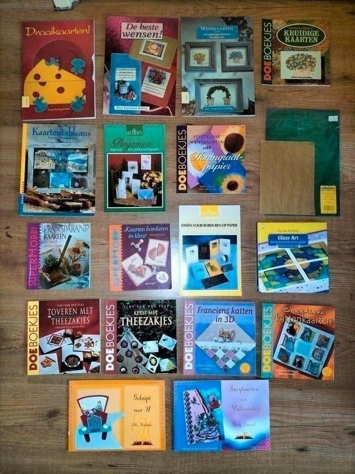 Diverse (17) (doe)boekjes kaarten maken, samen €18,50, Hobby en Vrije tijd, Kaarten | Zelf maken, Ophalen of Verzenden, Zo goed als nieuw