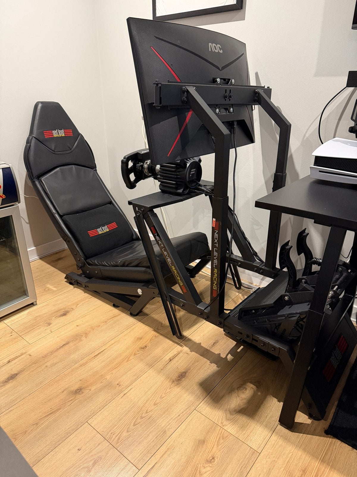 Complete Next Level Racing Fanatec Race Stoel Setup, Ophalen, Overige merken, Zo goed als nieuw