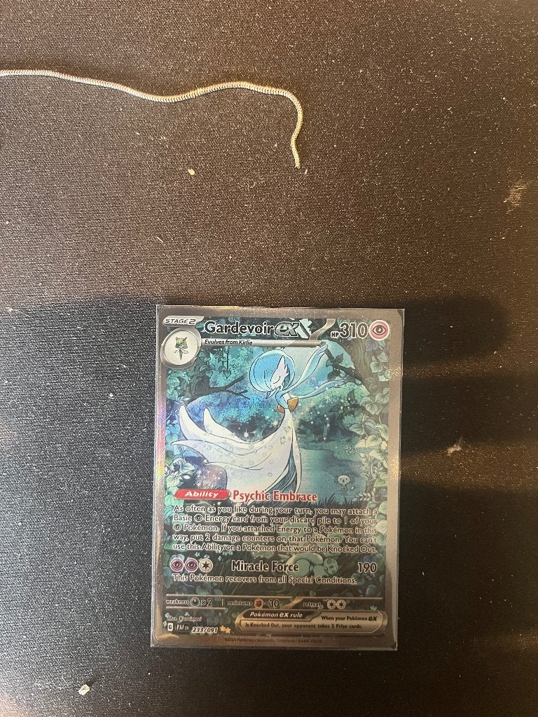 Gardevoir ex 233/091 paldean fates, Ophalen of Verzenden, Zo goed als nieuw, Losse kaart, Foil