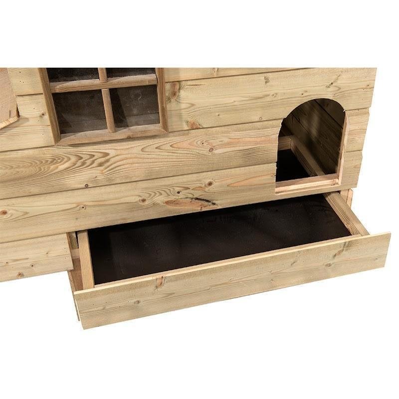 Kippenhok bouwpakket met legnest Henri, Dieren en Toebehoren, Ophalen of Verzenden, Nieuw, Hout, Overige typen