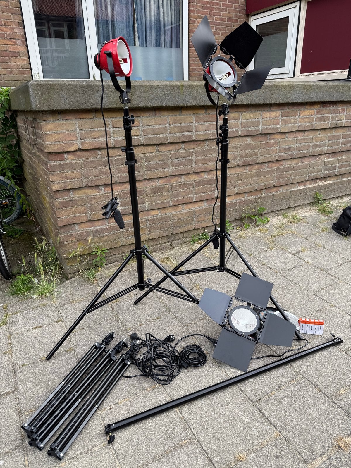 Professionele Belichtingsset met Statieven en Accessoires, Overige merken, Belichting, Ophalen, Zo goed als nieuw
