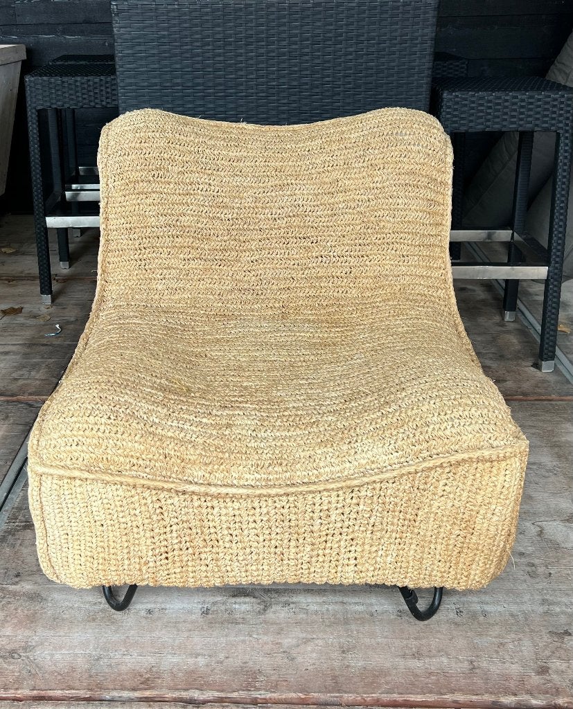 Bali / Boho lounge stoel handgemaakt (nieuw 900 euro), Ophalen, Overige materialen, Boho / Bali / beach / luxe resort Bali, Overige kleuren