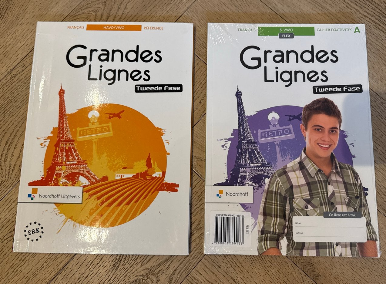 Frans 5VWO Grandes Lignes Tweede Fase - Nieuw in plastic, Boeken, Ophalen, Alpha, Nieuw, Overige niveaus