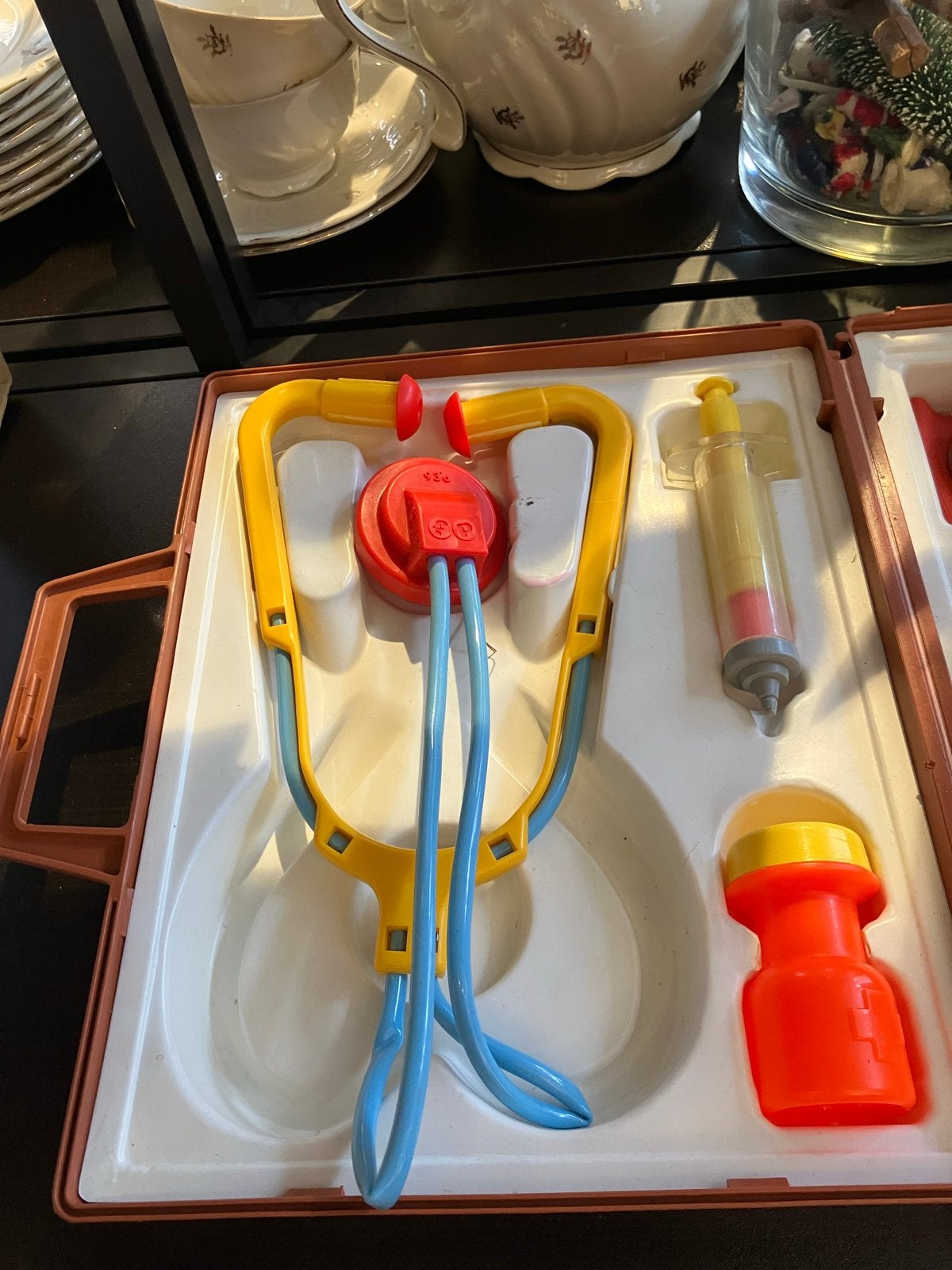 Vintage Fisher-Price Dokterset Speelgoedkoffer, Ophalen of Verzenden, Gebruikt, Speelset