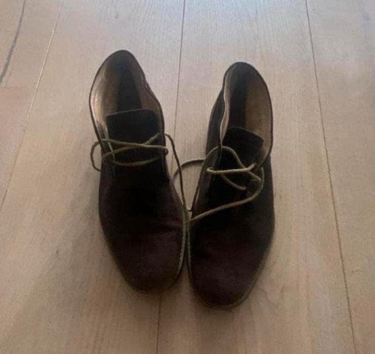 Calvin klein maat 9,5 nieuwstaat 43,5 44, Bruin, Boots, Ophalen of Verzenden, Zo goed als nieuw