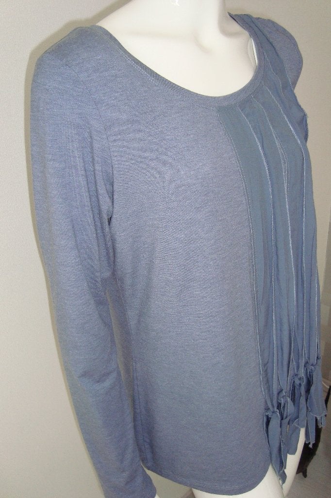 YAYA MOOI VESTJE DENIMBLAUW MT XL, Kleding | Dames, Verzenden, Zo goed als nieuw, Maat 42/44 (L), Blauw