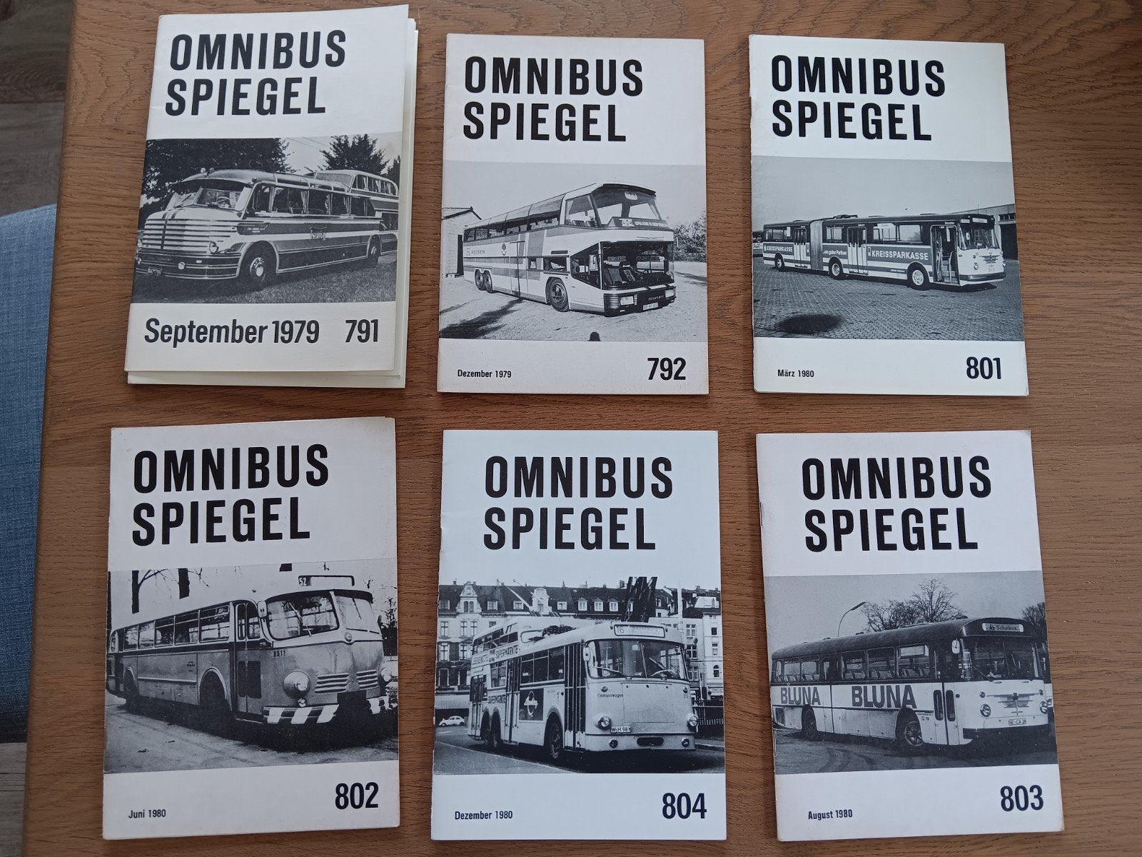 Omnibus Spiegel - Autobussen 1979-1980, duitstalig, Ophalen of Verzenden, Gelezen, Overige typen