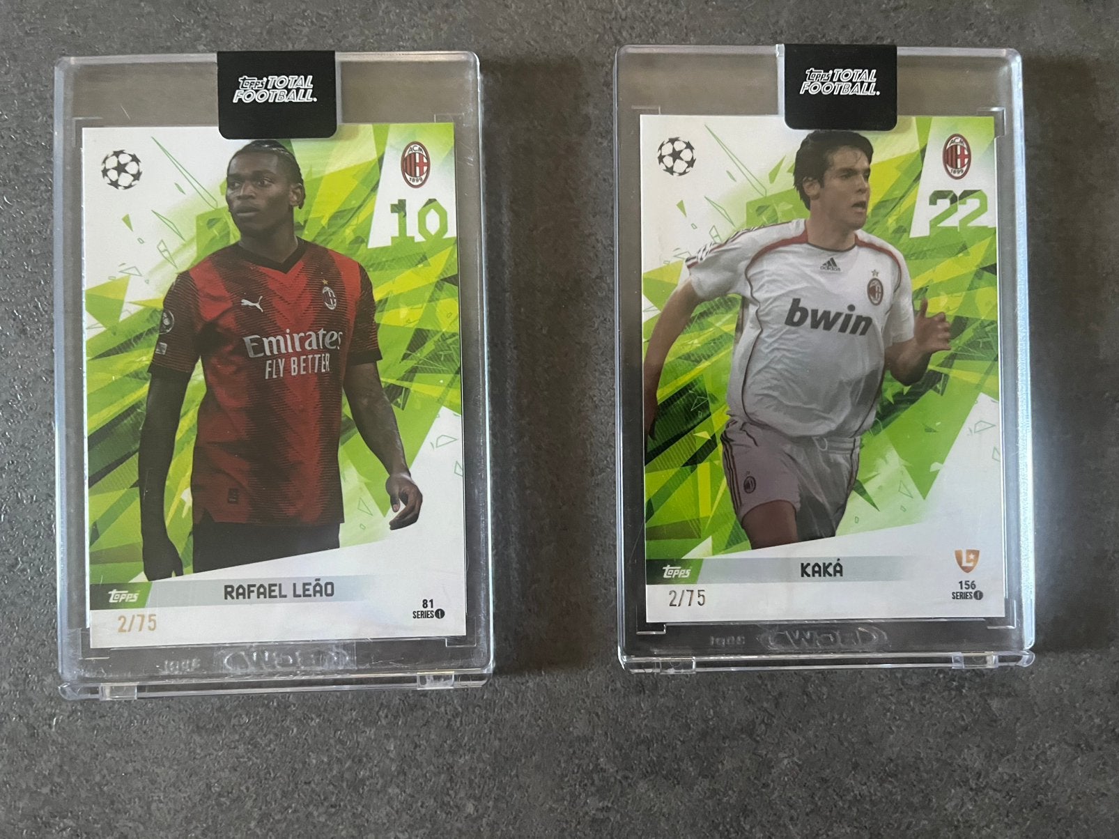Topps Total Football 2023-24 Leao & Kaka /75, Verzenden, Zo goed als nieuw, Plaatje