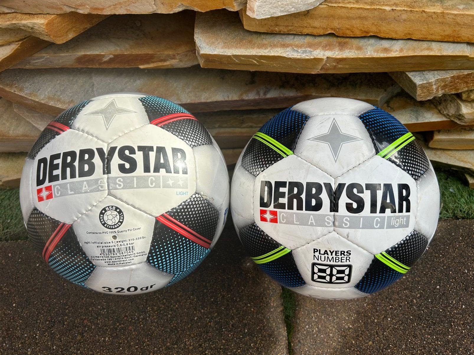 2 x Derbystar Classic Light Number88 maat 5, Ophalen of Verzenden, Zo goed als nieuw, Bal
