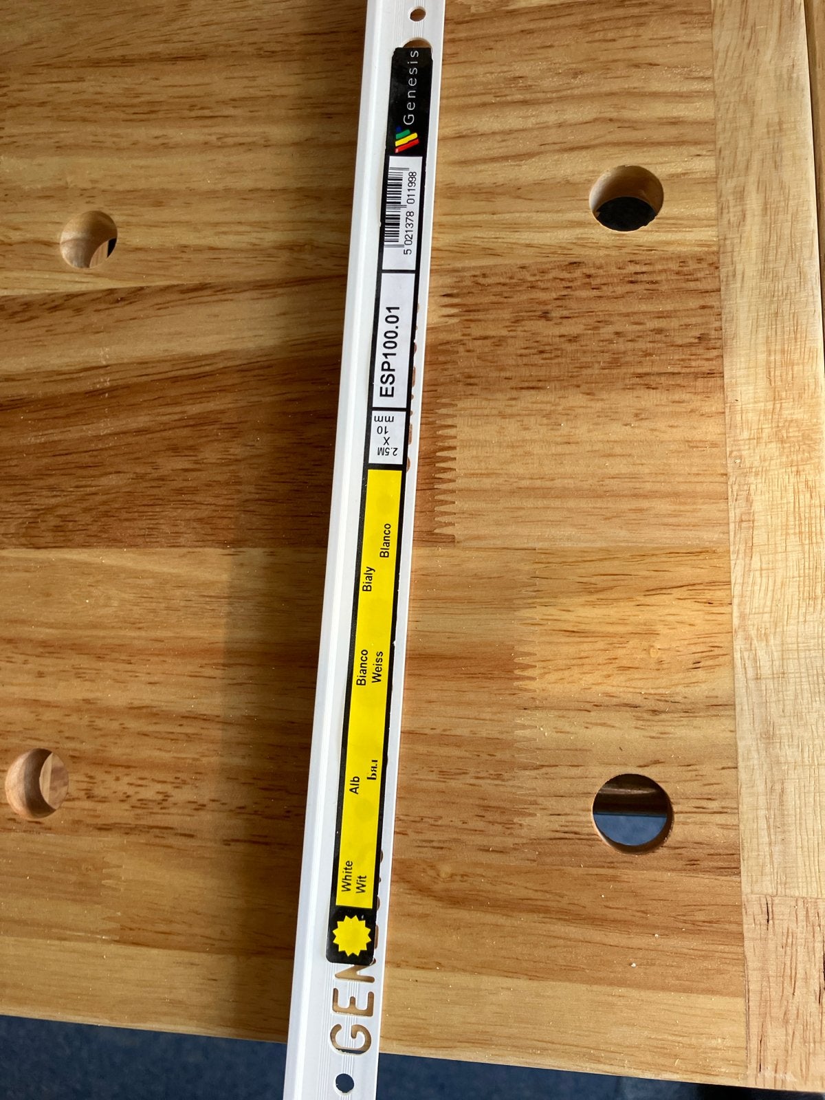 Genesis tegelprofiel 2,5m x 10mm nieuw, Ophalen, Wandtegels, Nieuw, Overige materialen