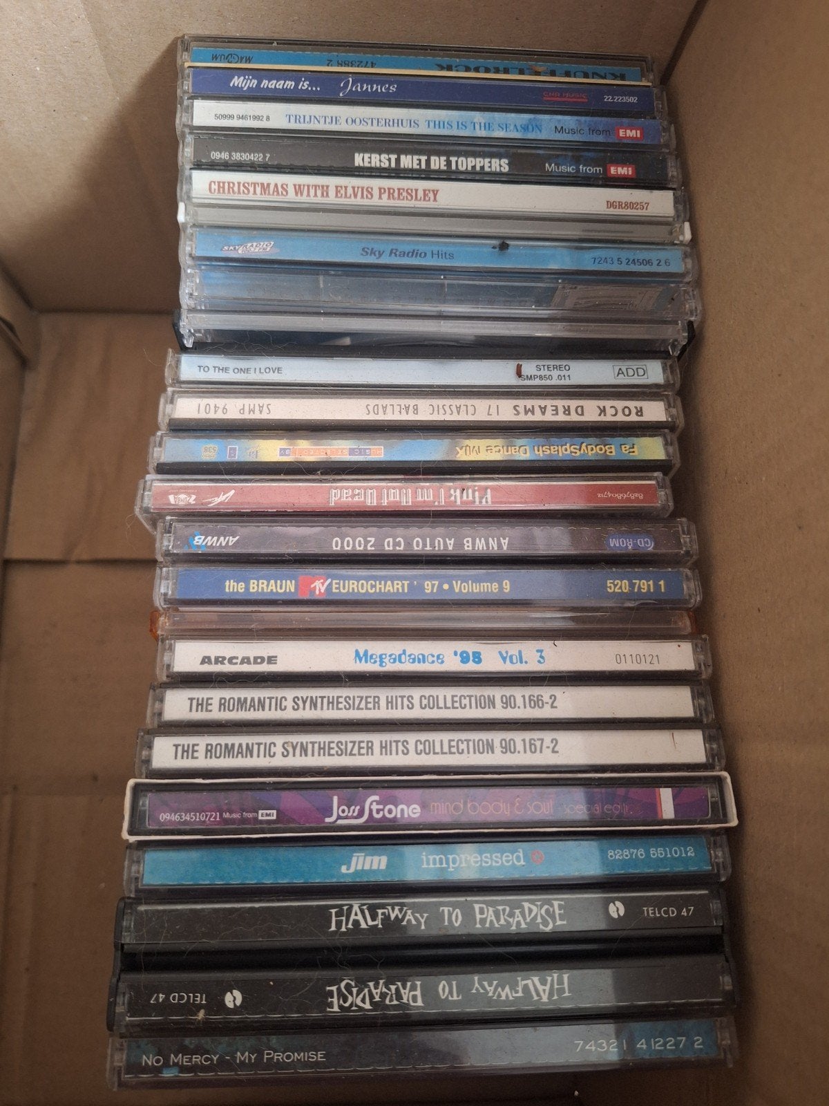 tasje met diverse cd's, Ophalen of Verzenden, Gebruikt