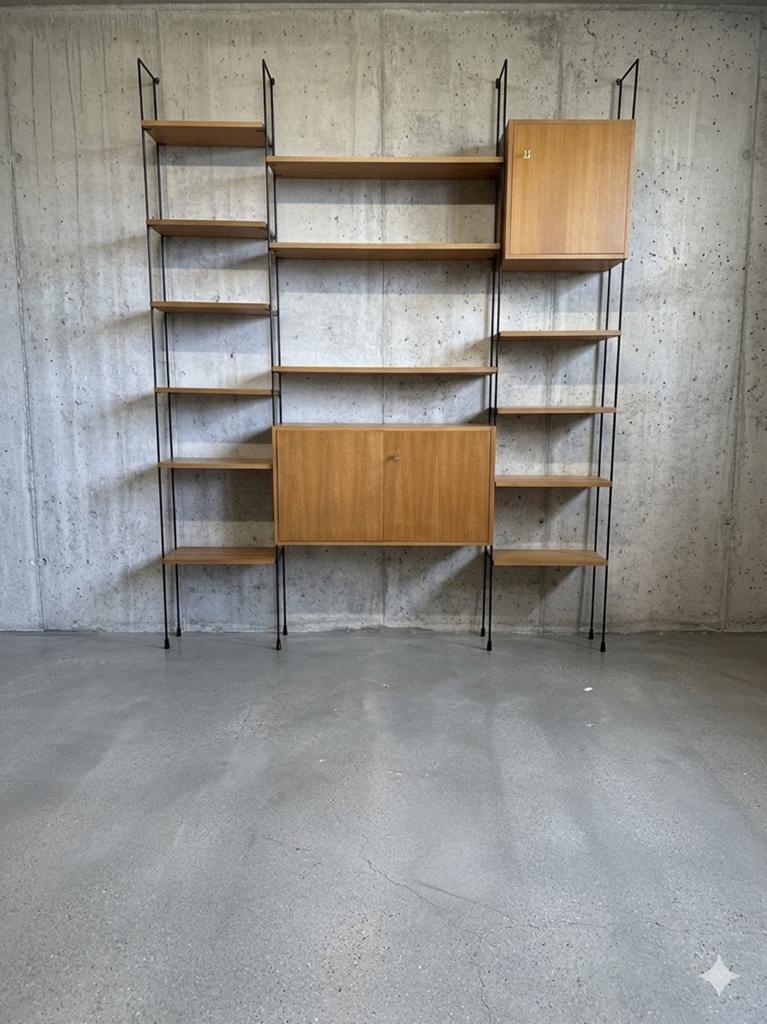 Vintage bibliotheek  wallunit Omnia 1960, Ophalen of Verzenden, Gebruikt