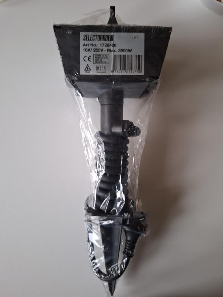 Tuinstekker 4 voudig max 3500W -NIEUW-, Kunststof, Minder dan 50 watt, Nieuw, Ophalen of Verzenden