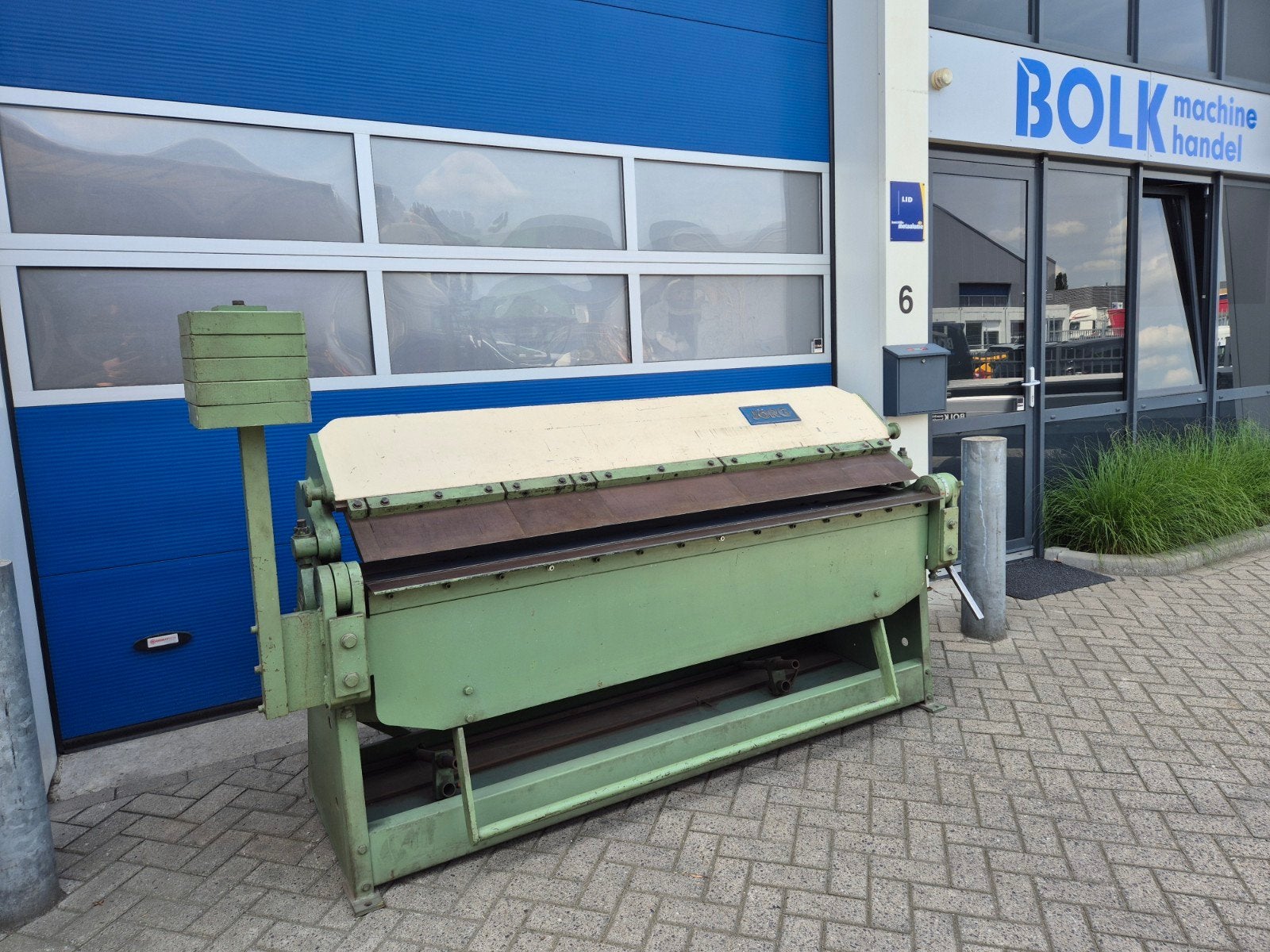 JÖRG TYPE 3924 Vingerzetbank 2050X2MM in Originele staat!, Gebruikt, JÖRG, Holland, Info@bolkmachinehandel.nl
