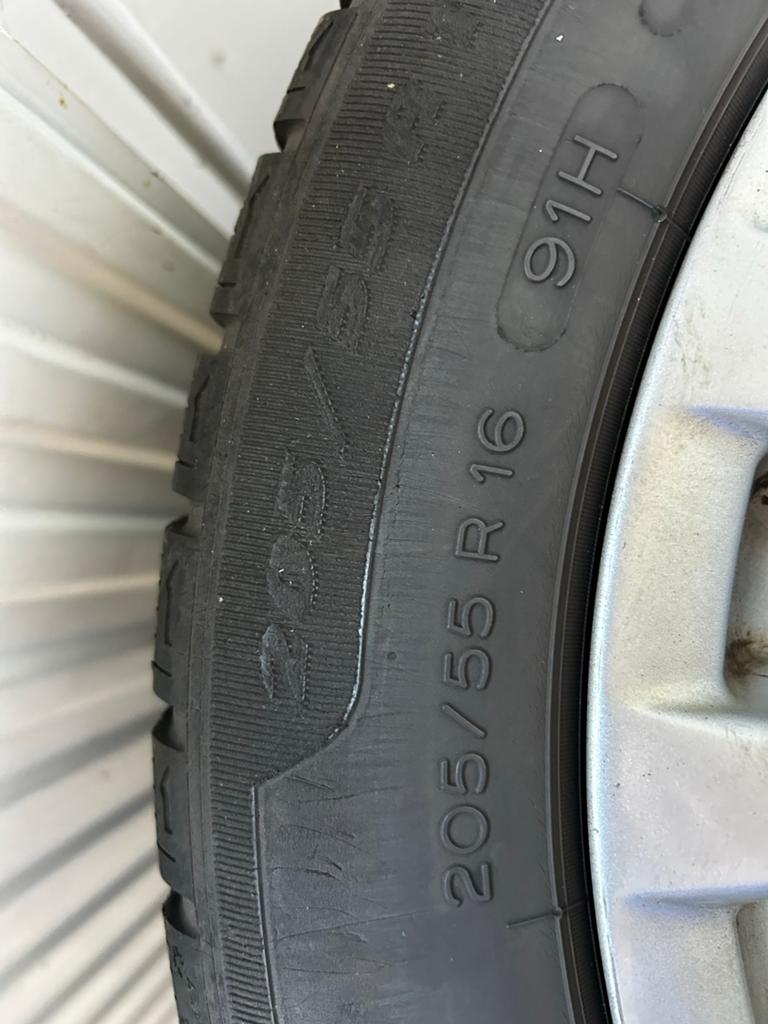 Velgen 16” BMW - winterbanden Michelin Alpine PA2 205/55 R16, Ophalen, Gebruikt, 16 inch, Banden en Velgen