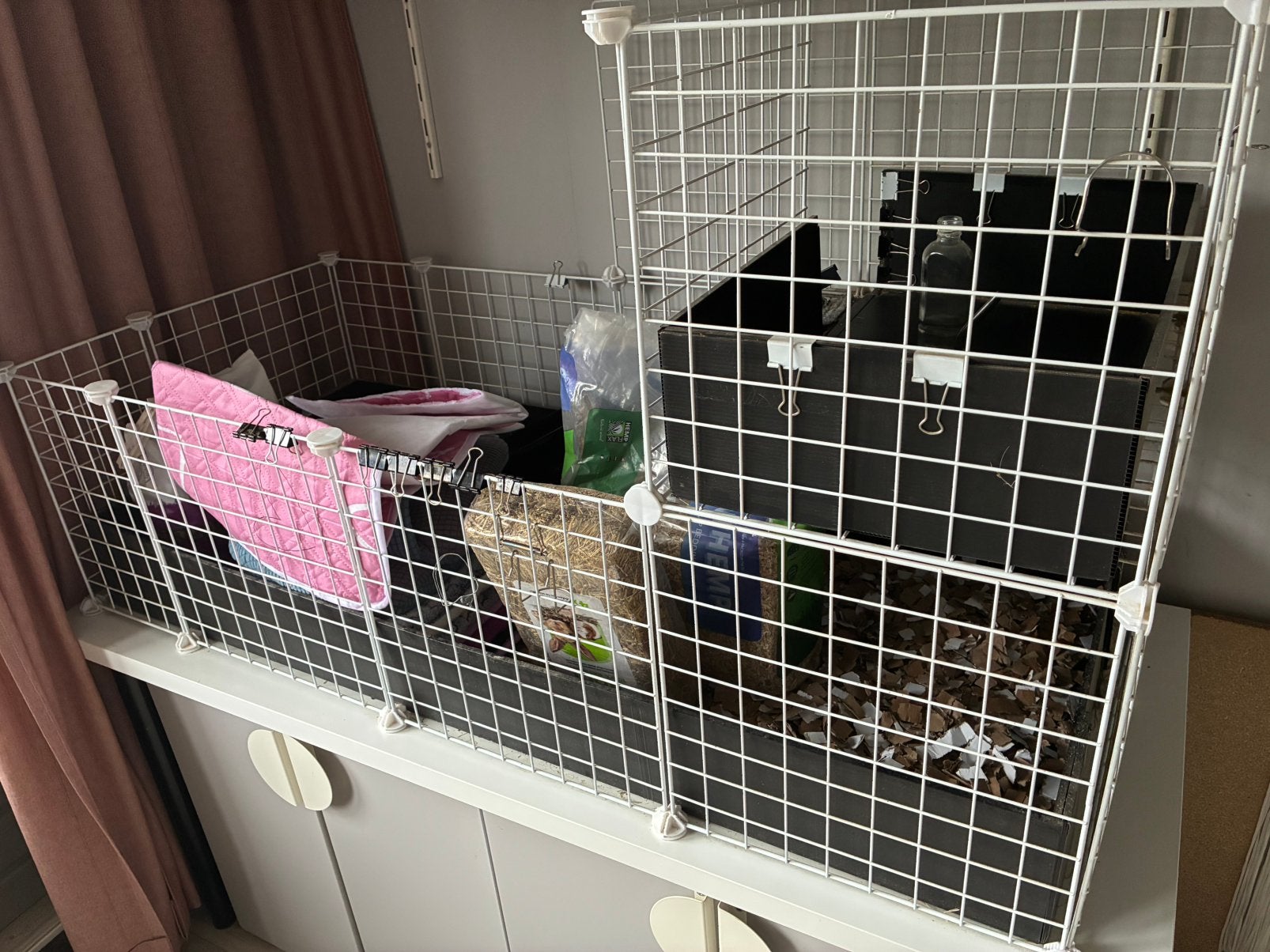 Cavia kooi te koop met verdieping, Ophalen, Gebruikt