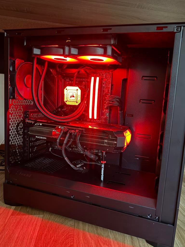 Ultieme Game PC | Ryzen 7 7800X3D | RX 9070 XT | 32GB DDR5, Ophalen, 32 GB, Zo goed als nieuw, Gaming
