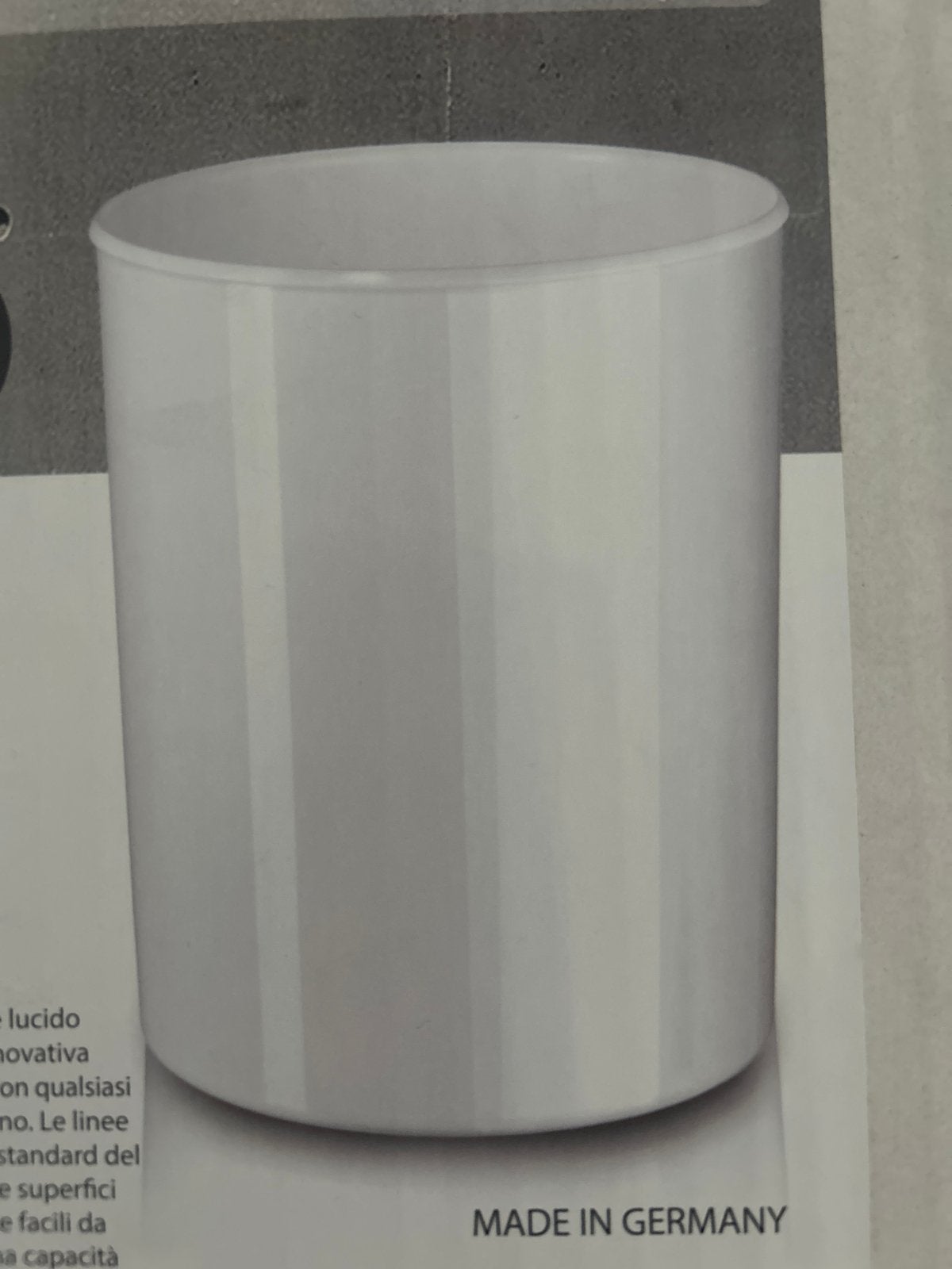 Witte papierkorf HAN 13liter, Kunststof, Rond, Ophalen of Verzenden, Pot of Kruik