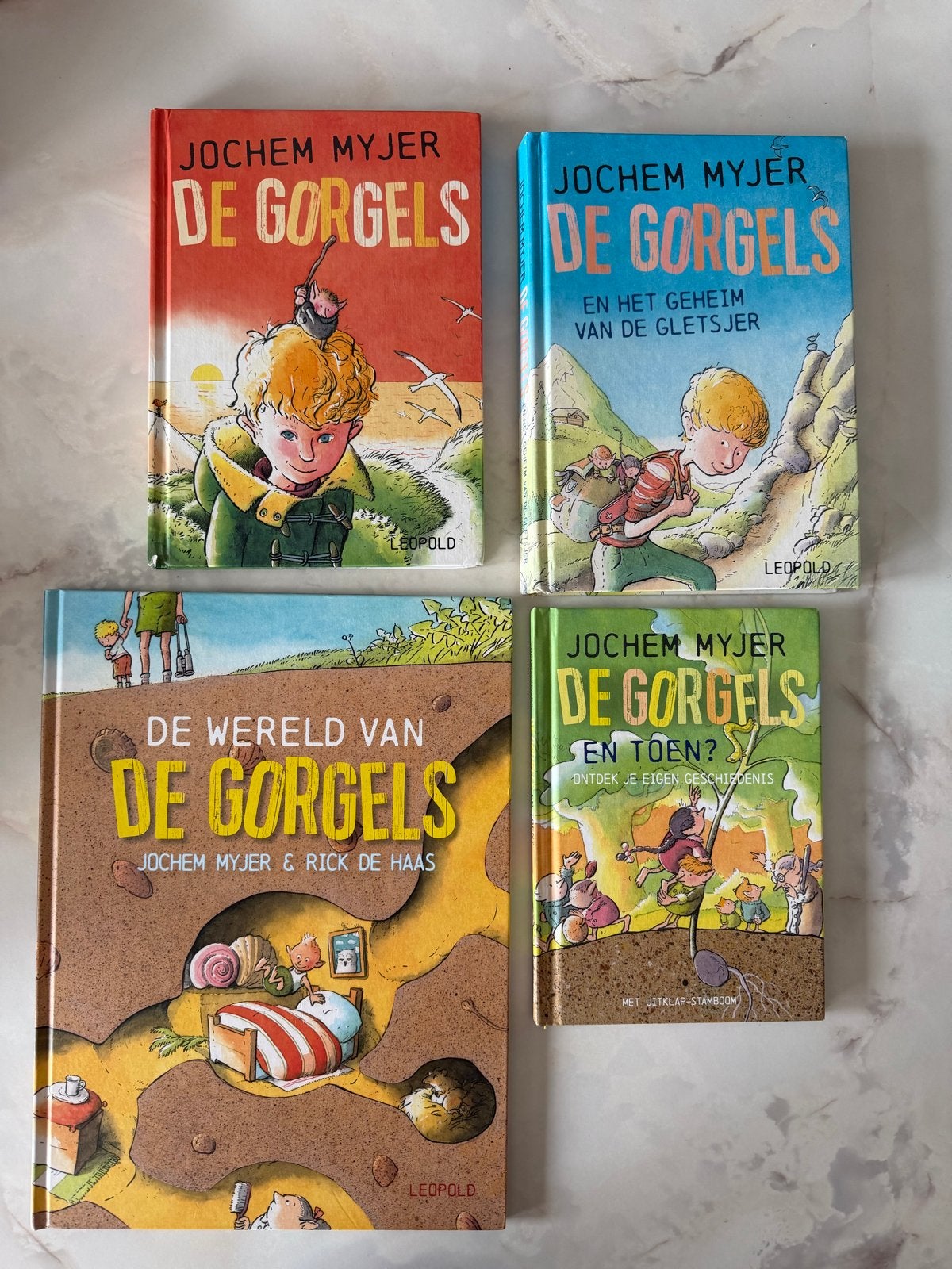 De Gorgels boekenreeks - Jochem Myjer (4 boeken), Ophalen of Verzenden, Gelezen, Fictie algemeen