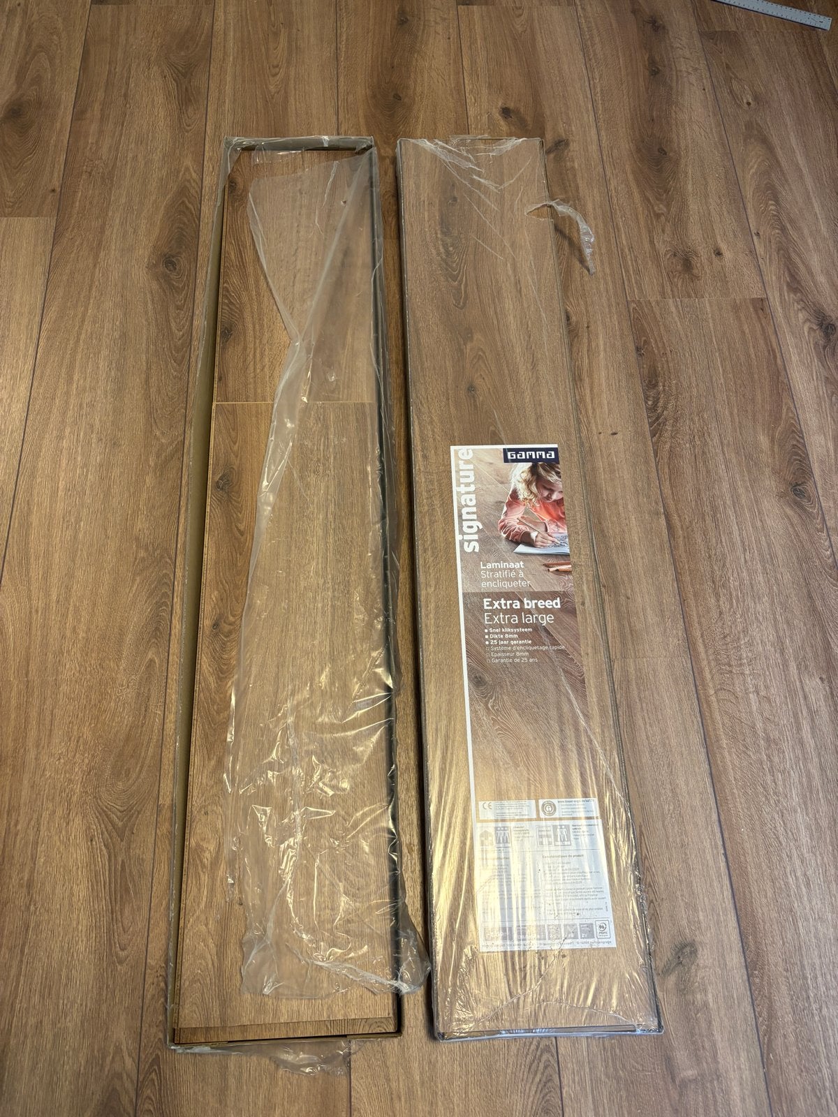GAMMA laminaat Signature Extra Breed naturel geolied eiken, Ophalen, 50 tot 150 cm, Nieuw, Minder dan 5 m²