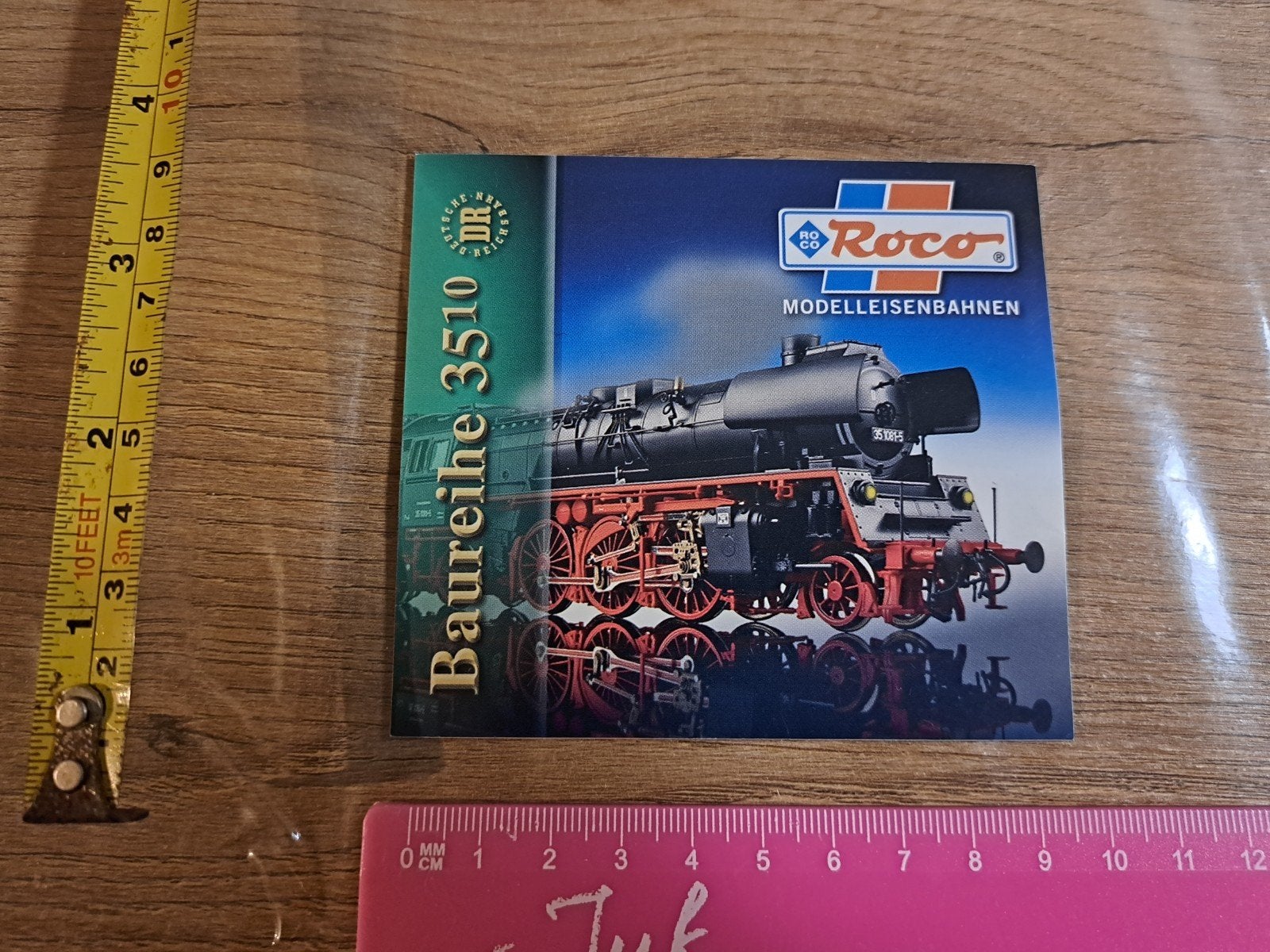 Sticker ROCO Modelleisenbahnen Baureihe 3510 stoomlocomotief, Ophalen of Verzenden, Zo goed als nieuw, Bedrijf of Vereniging