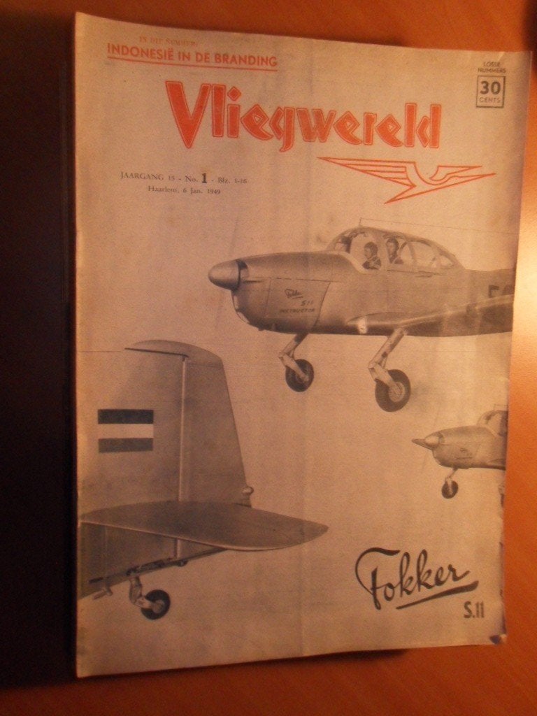 Vliegwereld. Jaargang 15. (1949). Nrs 1 t/m 52, Ophalen of Verzenden, Gelezen
